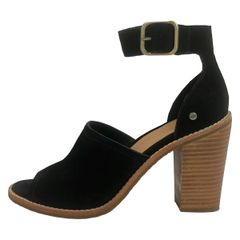 UGG(アグ) サンダル 25 レディース エイジャ 1020322 黒