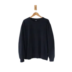 ZOOYORK ズーヨーク 00s スウェット 同色ロゴ刺繍 黒 XL そんなに大きくないです 実寸M-L位 （w-4620702）のサムネイル