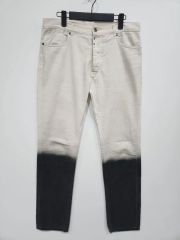 希少】メゾンマルジェラ 14AW ライン10 ブラックデニム 4ステッチ 48 