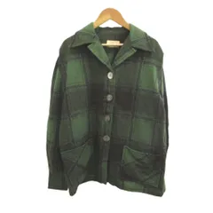 ペンドルトン PENDLETON シャツジャケット 上着 チェック柄 緑 グリーン 茶 ブラウン ウールワークジャケット ヴィンテージ アウター /YU ■GY6のサムネイル