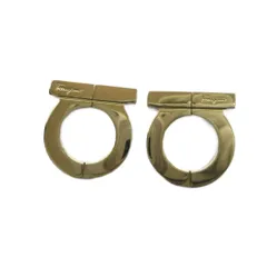 サルヴァトーレフェラガモ Salvatore Ferragamo イヤリング アクセサリー 両耳用 ガンチーニ ロゴ ゴールド色 ■GY11 /MQのサムネイル