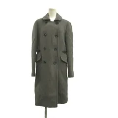 グリーンレーベルリラクシング ユナイテッドアローズ green label relaxing ロングコート ウール 40 グレー ダブルブレスト 長そで /NP ■GY06のサムネイル