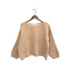 TRICOTS JEAN MARC トリコットジーンマルク  サイズ:FREE クロップドニット/フランス製/モヘヤ混    ピンク/ベージュ レディース / 240001216687のサムネイル
