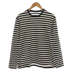 アンダーカバー UNDERCOVER Tシャツ 2 白 ホワイト 黒 ブラック ボーダー柄 長袖 ロゴ /LP ■GY18のサムネイル