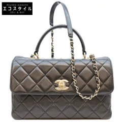 CHANEL　シャネル　A69923 黒 ラム ゴールド金具 トレンディCCラージ 2WAYショルダーバッグのサムネイル