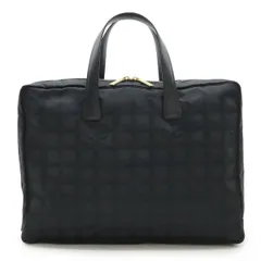 CHANEL シャネル ニュートラベルライン ビジネスバッグ ブリーフケース 書類カバン パソコンケース ナイロンジャガード ブラック 黒 A15974のサムネイル