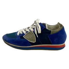 PHILIPPE MODEL(フィリップモデル) スニーカー 35 レディース - ネイビー×ブルーグリーン×カーキ レザーのサムネイル