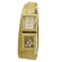 MIKIMOTO ミキモト マルチフォーム ウォッチ Wトゥール シェル文字盤 2連 2重 ベルト 5Pベビーパール 真珠 レディース クォーツ 腕時計 NNS1307Fのサムネイル
