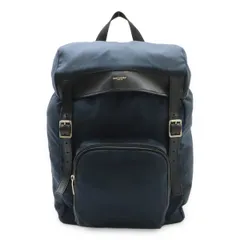 SAINT LAURENT PARIS サン ローラン パリ YSL イブサンローラン ハンティング ロックサック バックパック リュック キャンバス ネイビー 342609のサムネイル