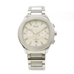 PIAGET ピアジェ ポロ クロノグラフ ホワイト文字盤 SS メンズ AT オートマ 腕時計 G0A41004　P11269のサムネイル