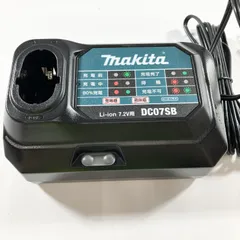 ★ マキタ makita DC07SB 630A33B3 充電器 リチウムイオンバッテリー用 7.2V 急速充電器 ペン型インパクト 工具  現状品のサムネイル