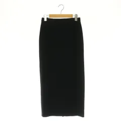 ジルサンダー JIL SANDER タック ロングスカート タイト ストレッチ 36 ネイビー /MY ■OSのサムネイル
