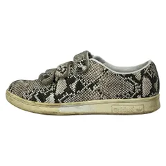 HYKE(ハイク) スニーカー JP 24 レディース - ダークグレー×白 adidasコラボ レザーのサムネイル