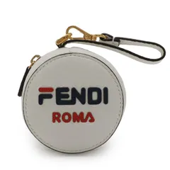 FENDI フェンディ フェンディマニア FILAコラボ エコバッグ バックパック リュックサック ナイロン レザー ホワイト マルチカラー ポーチ付き 23668のサムネイル