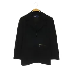ラルフローレン RALPH LAUREN ウールジップジャケット 総裏地 9 ブラック /DO ■OSのサムネイル