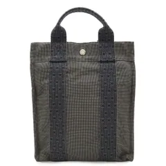 HERMES エルメス エールライン サックアドPM リュックサック バックパック ショルダーバッグ キャンバス グレー 新型金具のサムネイル