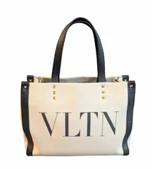 VALENTINO  GARAVANI　ヴァレンティノガラヴァーニ　レザーキャンバス　トートバッグのサムネイル