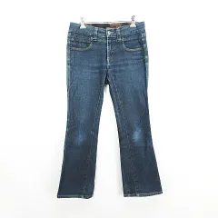 ブルーウェイ Blue Way デニム ジーンズ ボトムス ブーツカット ストレッチ 29 ネイビー ※EKMのサムネイル