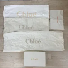 現状品 まとめて5点セット Chloe クロエ 保存袋 ホワイト ベージュ SeeByChloe シーバイクロエ 巾着袋/ショッパーg[OI03980]のサムネイル