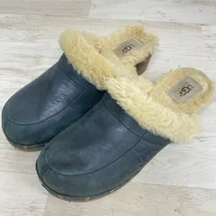 UGG australia サボ/クロッグ サンダル S/N 5491 ネイビー 25cm (USA8/EU39) ボア ムートン[OA05444]のサムネイル