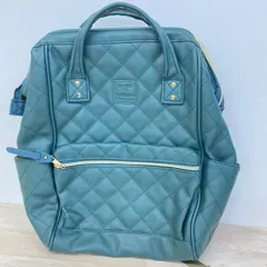 美品 anello アネロ キルティング リュックサック/バックパック グリーン系 レディース 2WAY ハンドル付き[OB04376]のサムネイル