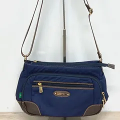 美品 BENETTON/ベネトン ショルダーバッグ ネイビー/紺色系 斜め掛け かばん/ポシェット レディース[OD02877]のサムネイル