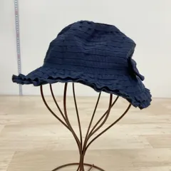 美品 Tartine et Chocolat 帽子 46cm ネイビー 1714-11038 タルティーヌエショコラ ハット/ベビー/キッズ[OP00278]のサムネイル