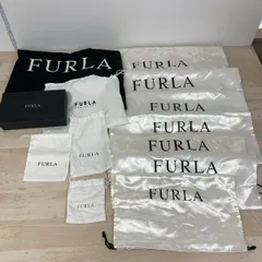 現状品 まとめ約13点セット FURLA/フルラ 保存袋 巾着袋 ショッパー 空箱 ホワイト/ブラック 布袋 付属品[OR03122]のサムネイル