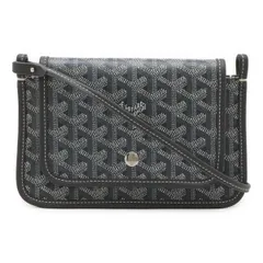 GOYARD ゴヤール プリュメ ポーチウォレット 長財布 ショルダーバッグ ポシェット 2WAY クラッチバッグ ヘリンボーン柄 PVC グレー シルバー金具のサムネイル