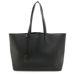SAINT LAURENT PARIS サン ローラン パリ イブサンローラン イーストウエスト ショッピングバッグ トートバッグ レザー ブラック ポーチ欠品 600281のサムネイル
