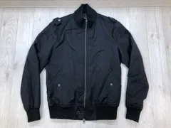タケオキクチ TAKEO KIKUCHI ミリタリー シック ダブルジップ リブ切替 長袖 ブルゾン ジャケット 黒 3 メンズ ウール混のサムネイル