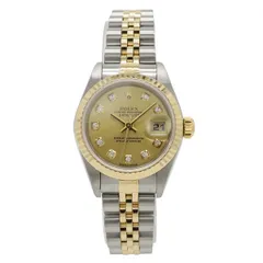 ROLEX ロレックス デイトジャスト　79173G シャンパン文字盤 SS K18YG 10Pダイヤ コンビ Y番 レディース AT オートマ 腕時計 のサムネイル