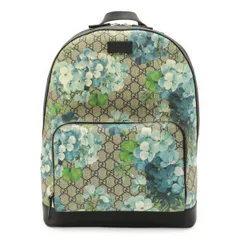 GUCCI グッチ GGブルームス GGスプリーム バックパック リュックサック フラワー 花柄 PVC レザー ブルー系マルチカラー アウトレット品 546324のサムネイル