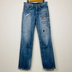 Levi's リーバイス デニムパンツ 501 ダメージジーンズ ブルー W30 L31 メンズ 古着 アメカジ グランジ