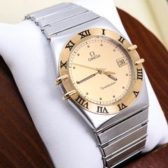 稼働 BAUME & MERCIER 腕時計 デイト ハンプトン 橙 3874 - メルカリ