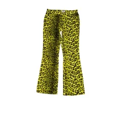 Moschino モスキーノ イェロー ヒョウ柄 レオパード パンツのサムネイル