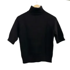 CELINE(セリーヌ) 半袖セーター サイズL レディース - ダークブラウン タートルネック/カシミヤのサムネイル