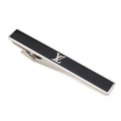 LOUIS VUITTON ルイ ヴィトン パンス クラヴァット LV アワード ネクタイピン タイバー タイクリップ スチール エナメル シルバー ブラック M00913のサムネイル