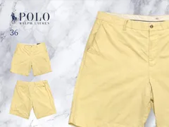 ポロ ラルフローレン POLO Ralph Lauren チノショートパンツ クラシックフィット コットン イエロー 36サイズ メンズ アパレル ハーフパンツのサムネイル