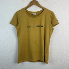 Columbia コロンビア Tシャツ ロゴプリント マスタード L レディース 古着 スポーツMIX シンプルのサムネイル