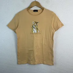 EVEX by KRIZIA エヴェックスバイクリツィア Tシャツ トラプリント ベージュ 40 レディース 古着 レトロ シンプルのサムネイル