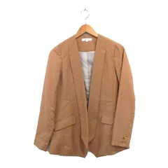 グローブ grove ジャケット トッパー シンプル L ブラウン 茶 /KT28のサムネイル