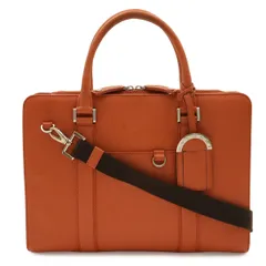 BVLGARI ブルガリ ブルガリブルガリ マン ビジネスバッグ ブリーフケース 書類カバン レザー オレンジ シルバー金具 289322のサムネイル