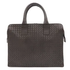 BOTTEGA VENETA ボッテガ ヴェネタ ボッテガベネタ イントレチャート ビジネスバッグ ブリーフケース 書類カバン レザー ブラウン 茶 194669のサムネイル