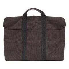 HERMES エルメス エールライン ポルトドキュマン ブリーフケース 書類カバン B3 ハンドバッグ ナイロンキャンバス グレーのサムネイル