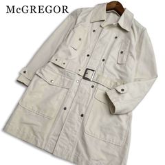 McGREGOR マクレガー 通年★ ヴィンテージ ツイル ロング サファリ トレンチ コート Sz.L メンズ