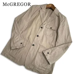 McGREGOR マクレガー 通年★ アンコン サファリ テーラード ジャケット カバーオール Sz.L メンズのサムネイル