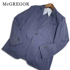 McGREGOR マクレガー 通年★ 背抜き アンコン ストライプ テーラード ジャケット Sz.L メンズのサムネイル