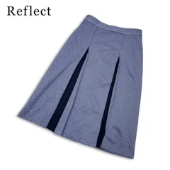 Reflect リフレクト 通年 ヘリンボーン★ ハイブリッド ディテール スカート Sz.9 レディースのサムネイル