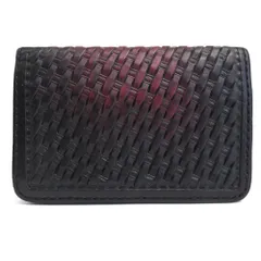 ファニー／FUNNY 財布 ウォレット メンズ 男性 男性用レザー 革 本革 ブラック 黒  SUNSET BILLFOLD HAND BASKET L HAND DYE サンセットビルフォード ハンドバスケット ボカシ染め 小銭入れあり 二つ折りのサムネイル